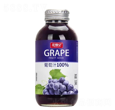 �f�\ӛ100%��֭����ƿ���ѹ�֭318ml