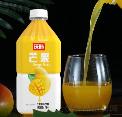 沃卡芒果味果味飲料1L