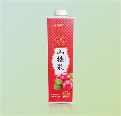 山果時(shí)代山楂果果味飲料山楂味1.5L