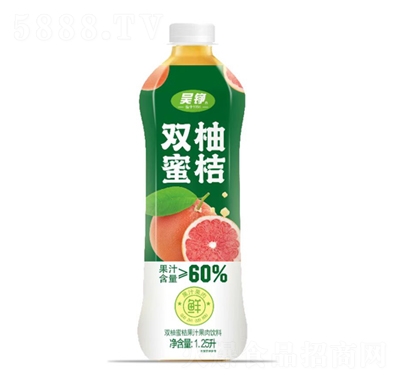 吳錚雙柚蜜桔果汁果肉飲料1.25L