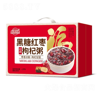 全福八寶黑糖紅棗枸杞粥速食營養(yǎng)粥禮盒