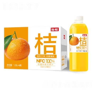 ��t100%ɳ�ǽۏͺϹ�֭1.25L��6